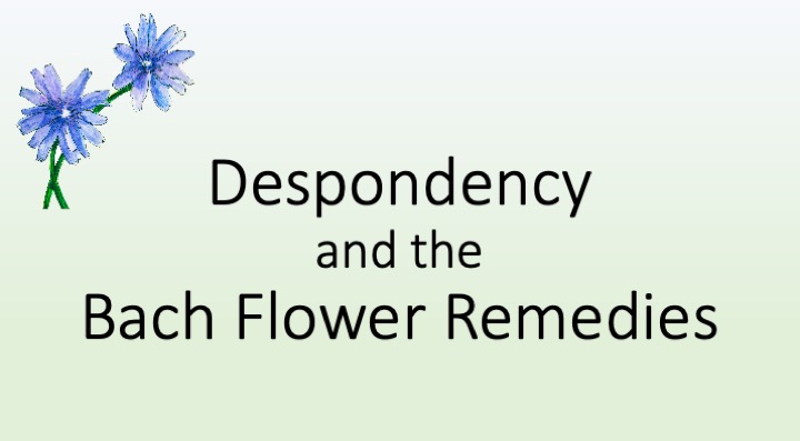 Despondency and the Bach Flower Remedies