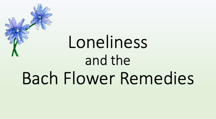 Loneliness and the Bach Flower Remedies